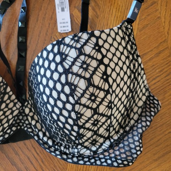 NWT New Very Sexy Plunge Bra Victoria's Secret 36C New Lightly Lined Halter - Picture 5 of 16